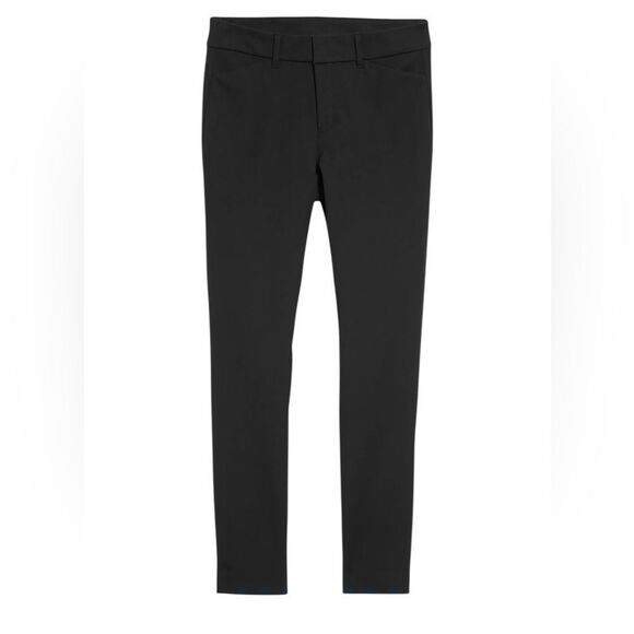 Old Navy Black High Rise Pixie Skinny Chino Dress Pant Size 4 - Picture 3 of 10